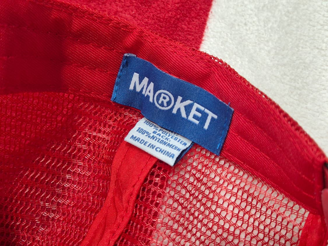 MARKET 마켓 어드벤처 팀 트러커 메쉬캡 레드 상품이미지4