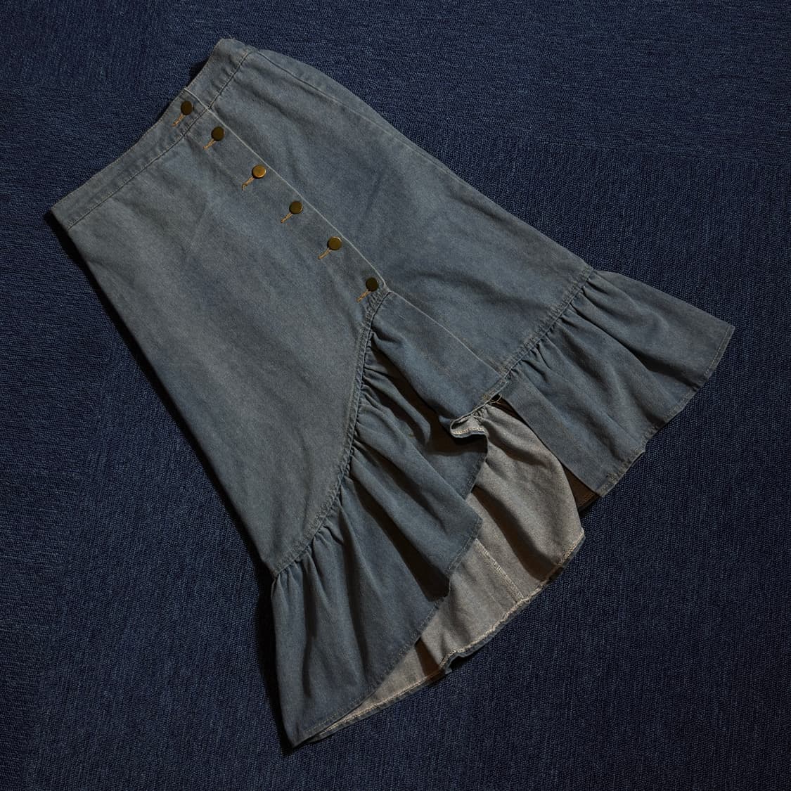 빈티지 데님 롱스커트 상품이미지1