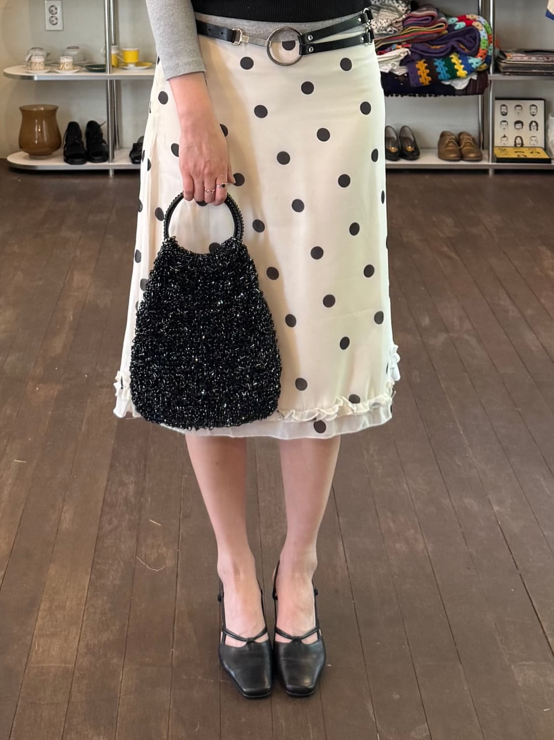 ANTEPRIMA 안테프리마 와이어 링 비즈 토트백 상품이미지5