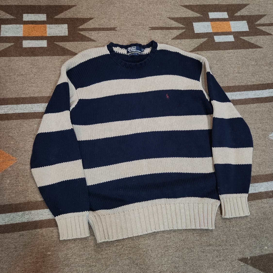 폴로랄프로렌 00s 코튼 니트 M~L 상품이미지1