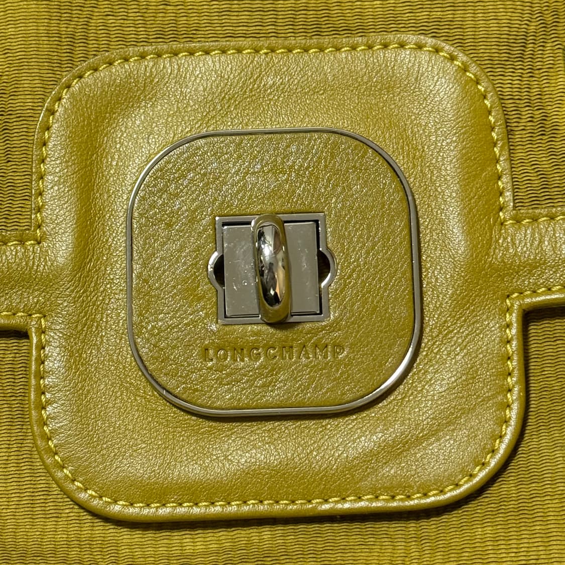 Longcamp 롱샴 모스그린 벨벳 숄더백 상품이미지5