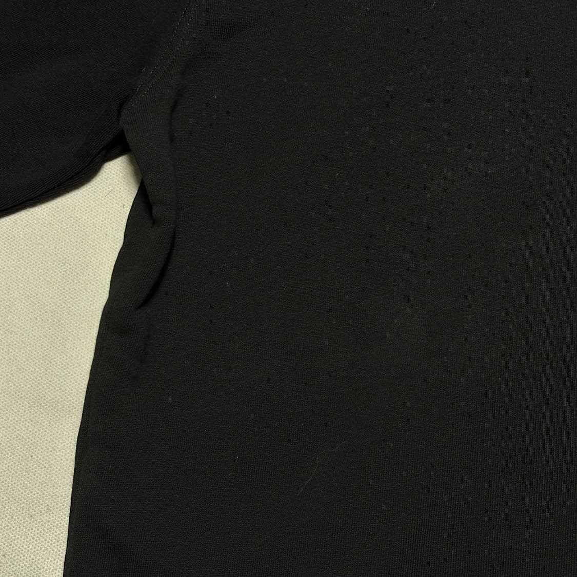 L 아크네 스튜디오 페이스 로고 블랙 후드티 상품이미지6