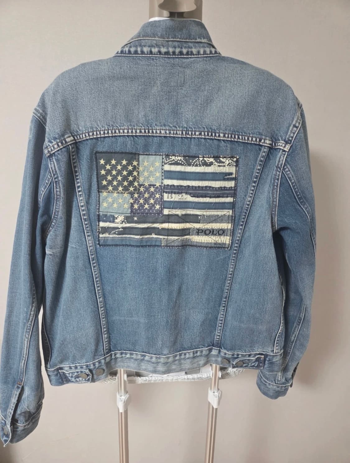 폴로 랄프로렌 데님앤서플라이 성조기 데님자켓 L 상품이미지1