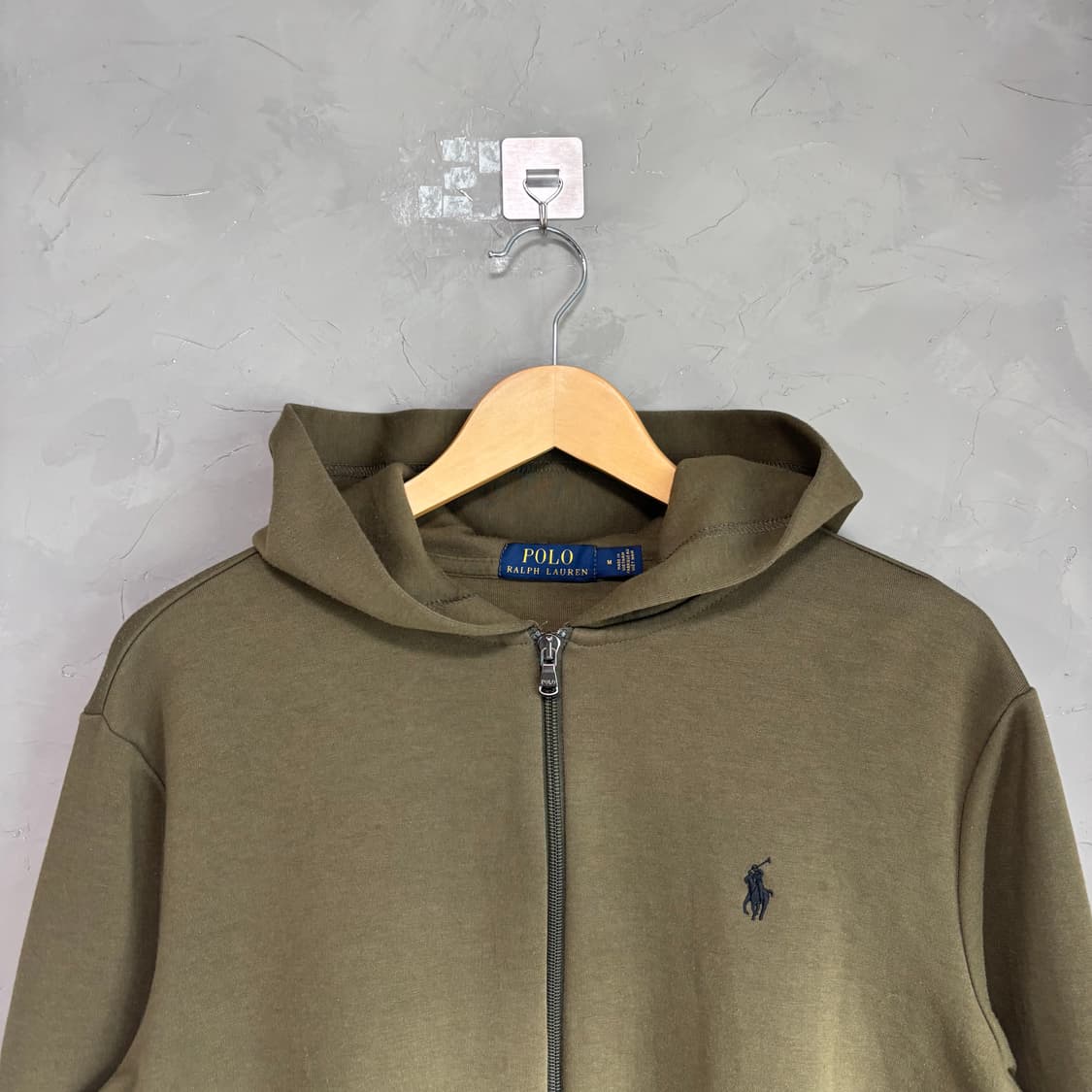 폴로 랄프로렌 후드집업 카키 상품이미지2