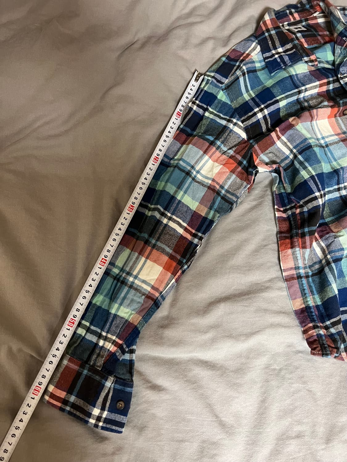 유니클로 플란넬 체크셔츠 남방 L 상품이미지6