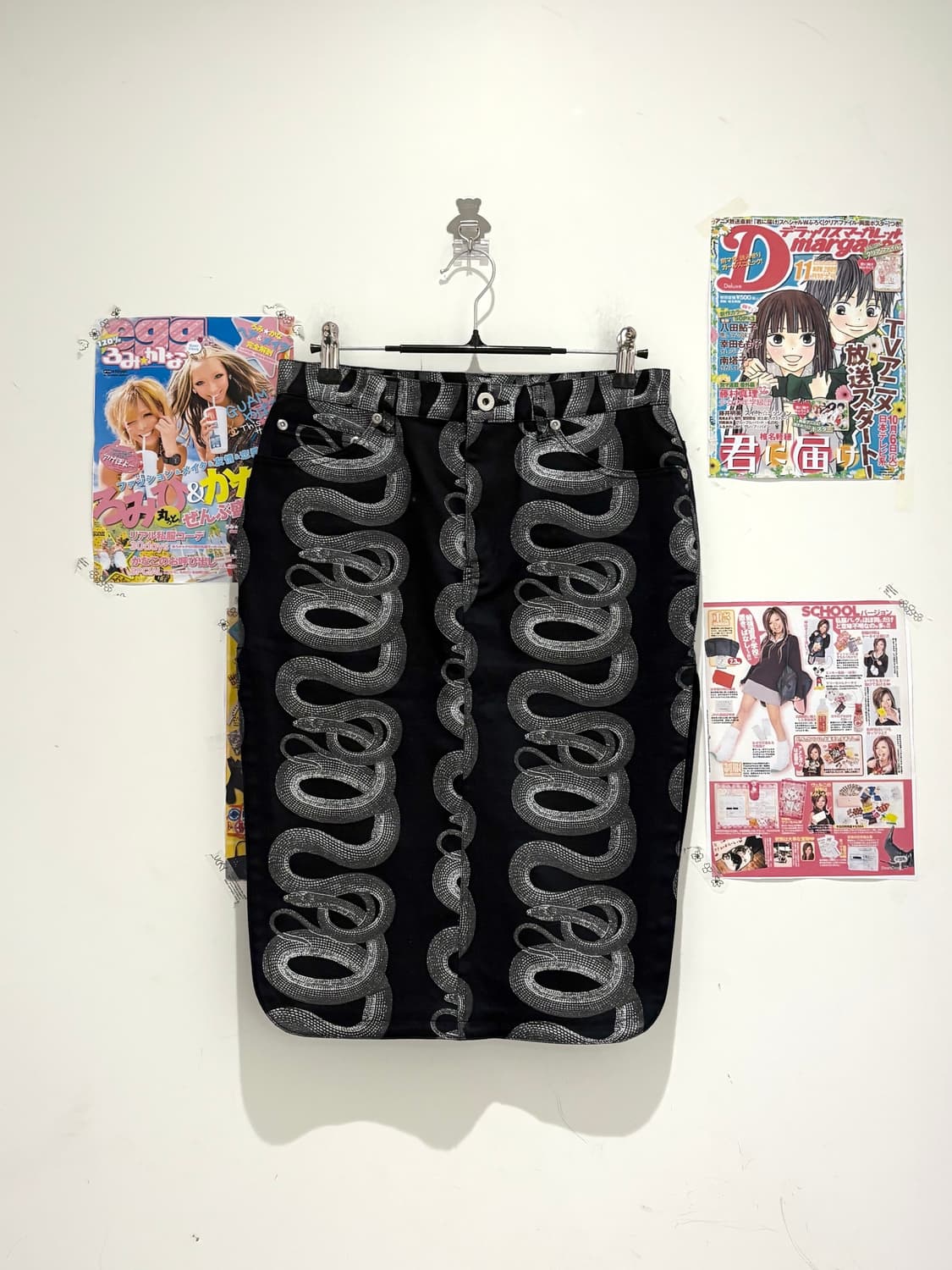 Hysteric Glamour Snake midi skirt 상품이미지1