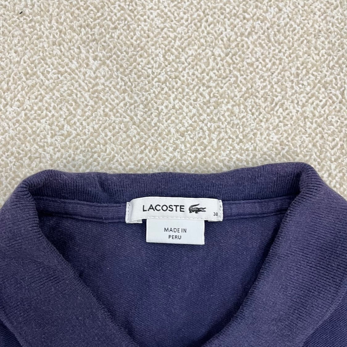 38 라코스테 반팔 카라 티셔츠 0210M 상품이미지2