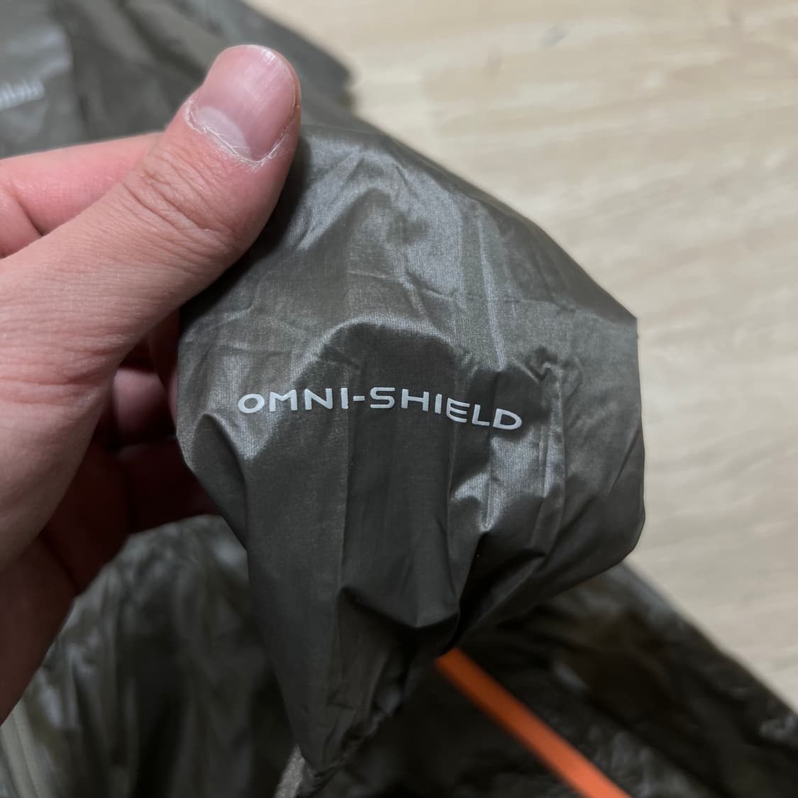 컬럼비아 옴니쉴드 여성 로고 바람막이 후드자켓 [브라운] S/90 상품이미지5