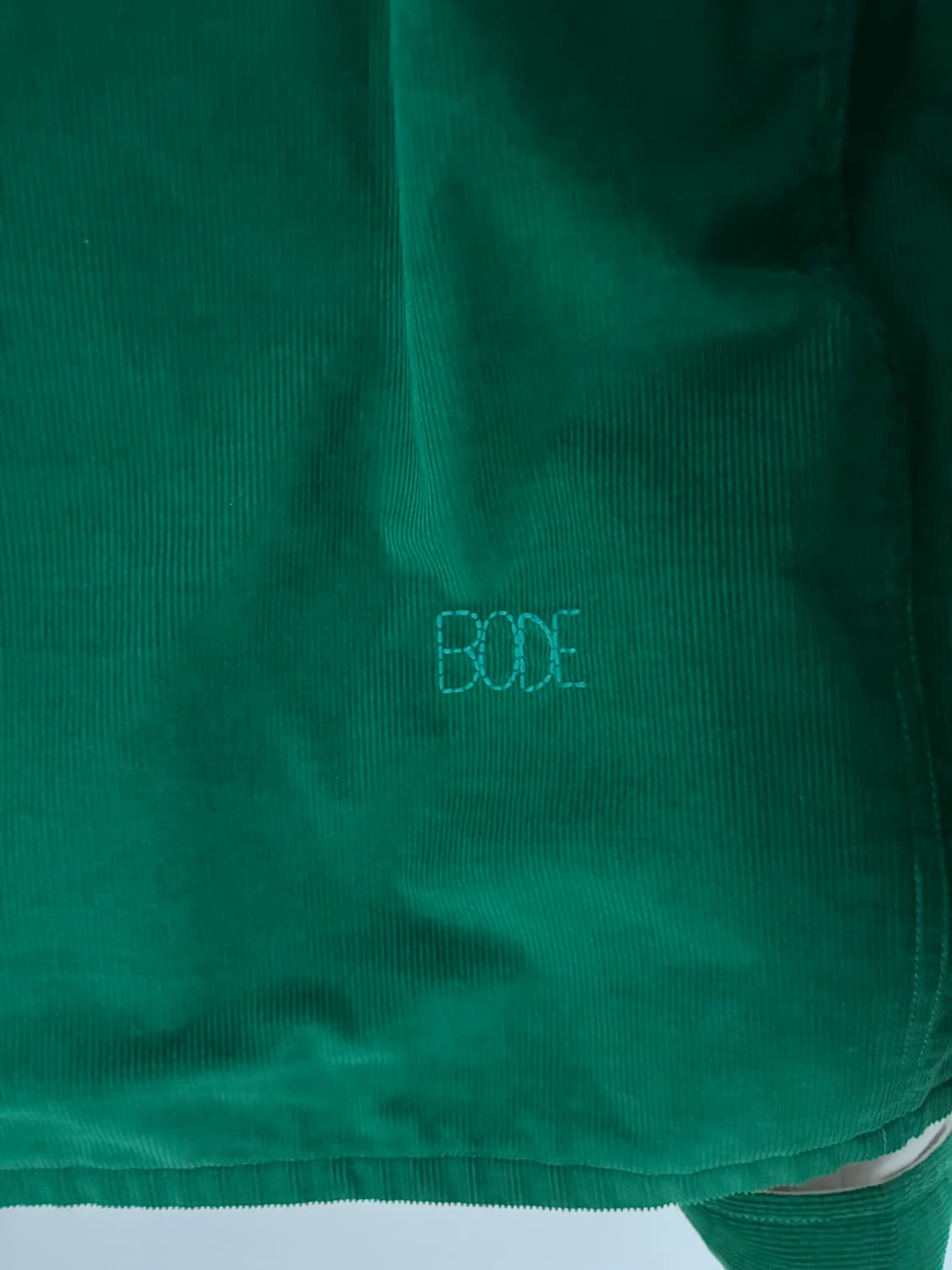 Bode 보디 카우 자켓 아이보리 그린 리버서블 자켓(M/L) 상품이미지4