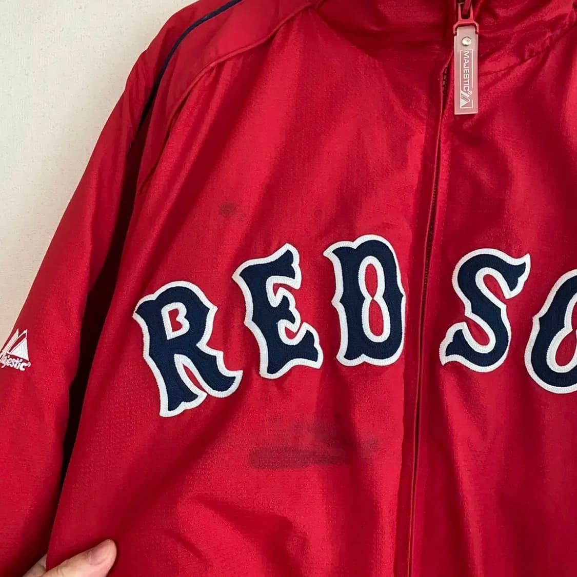 선착순 부르는 가격에 급처함 / 마제스틱 보스턴 레드삭스 바시티 M 상품이미지4