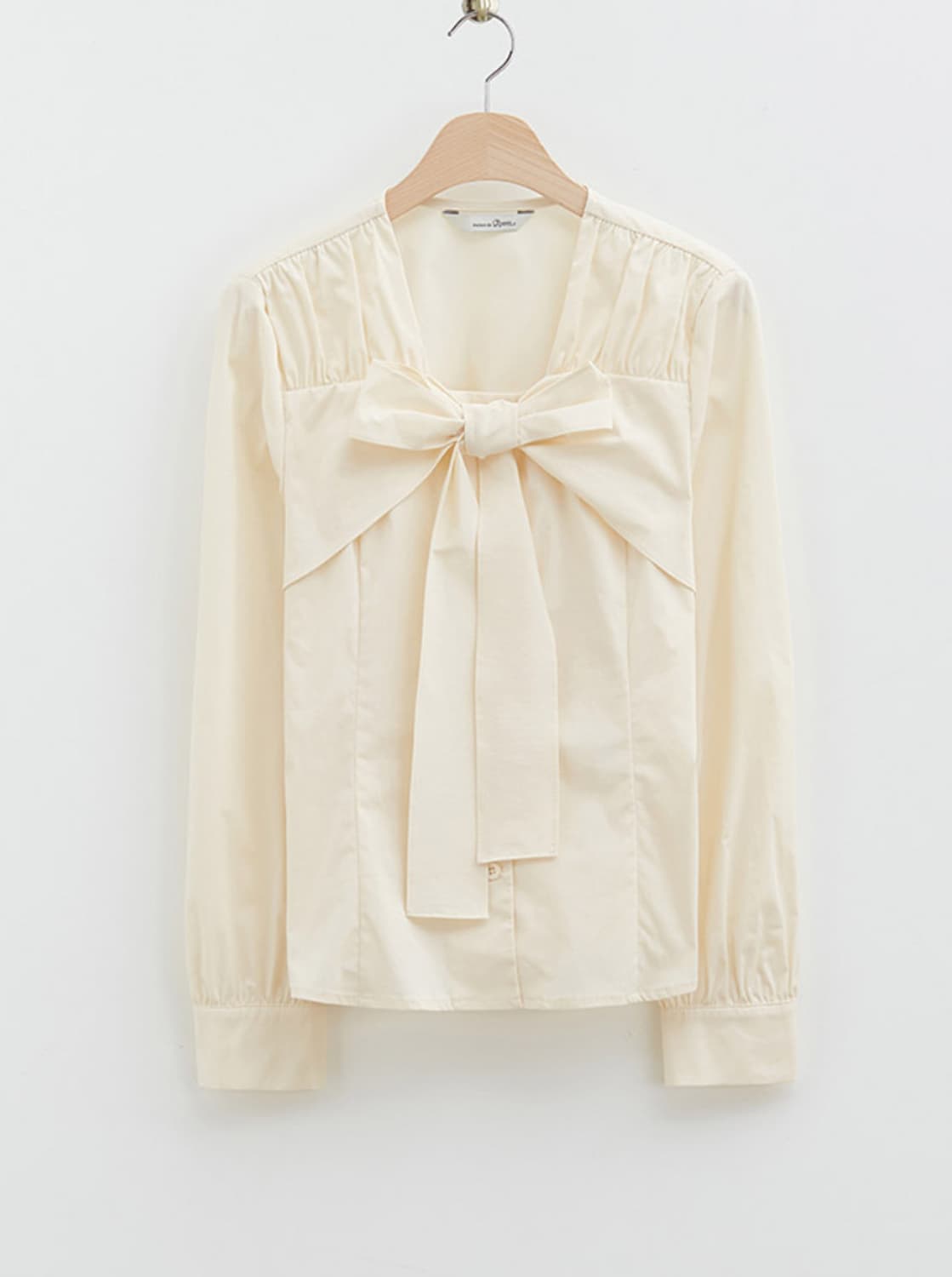 로엠 타이 슬림핏 블라우스 상품이미지2