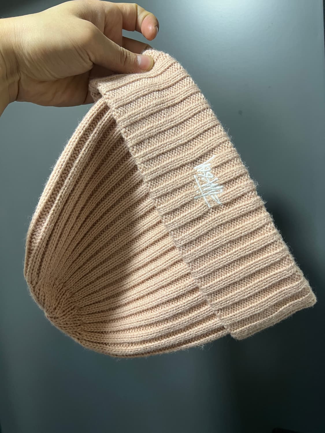 스투시 블러쉬핑크 비니 상품이미지1