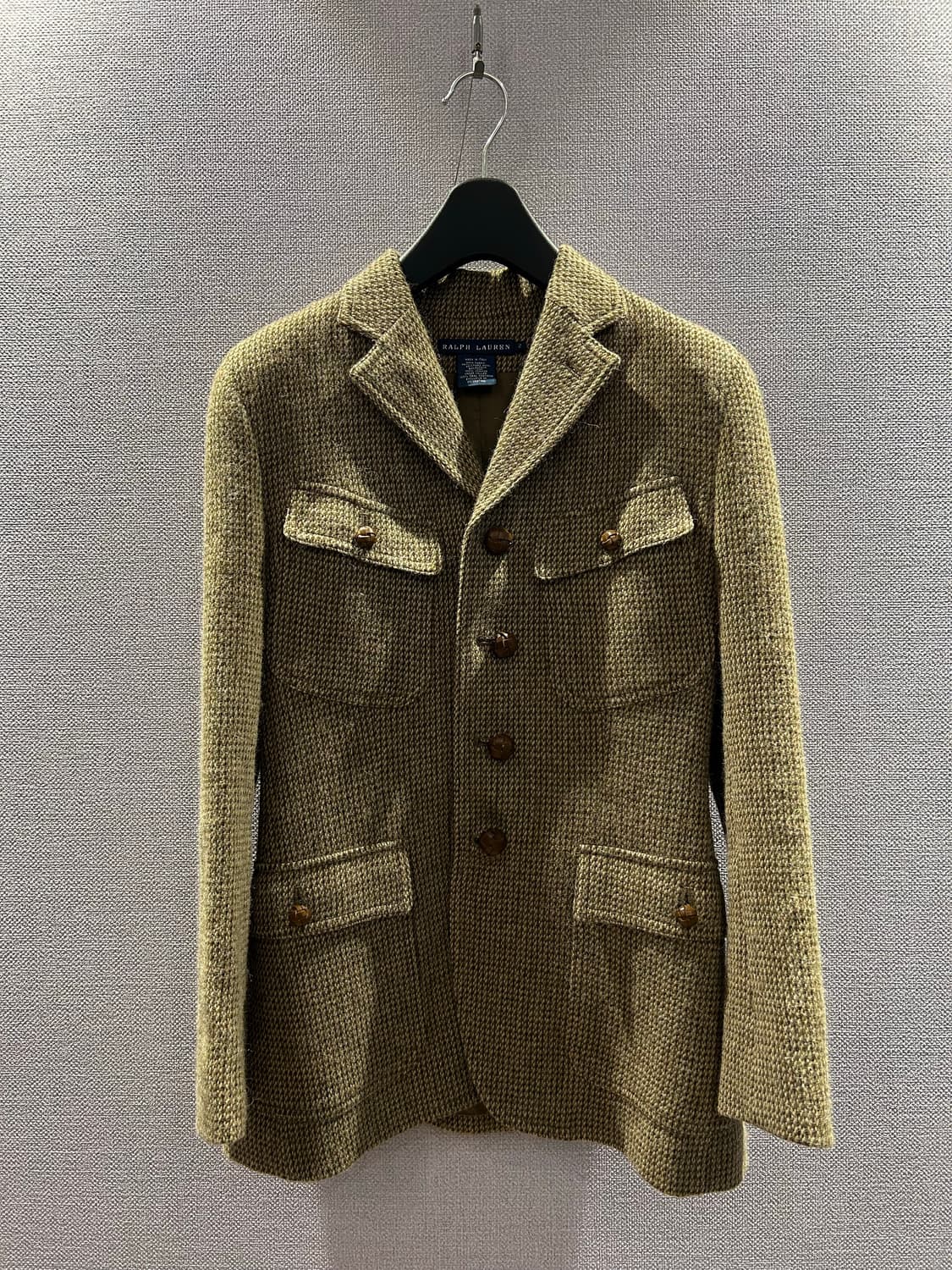 랄프로렌 이태리 메이드 알파카 블렌드 사파리 블레이저 상품이미지1