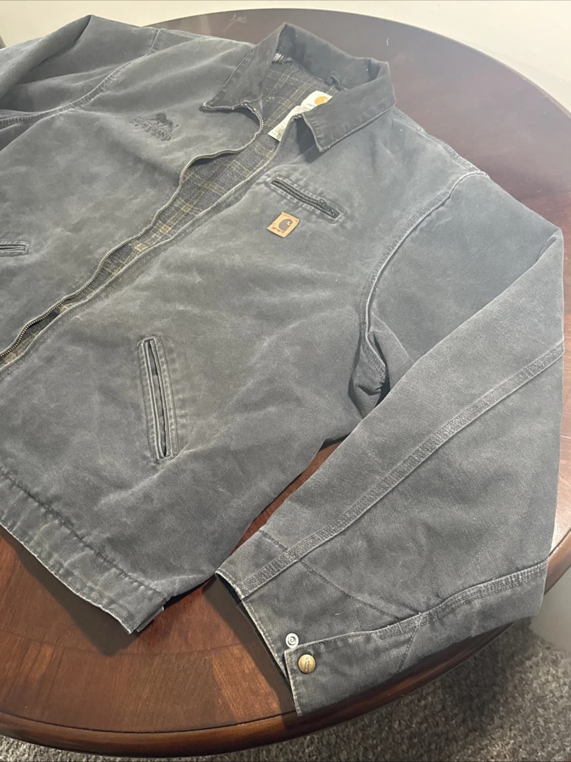 칼하트 J97 빈티지 디트로이트 자켓 청록색 상품이미지3