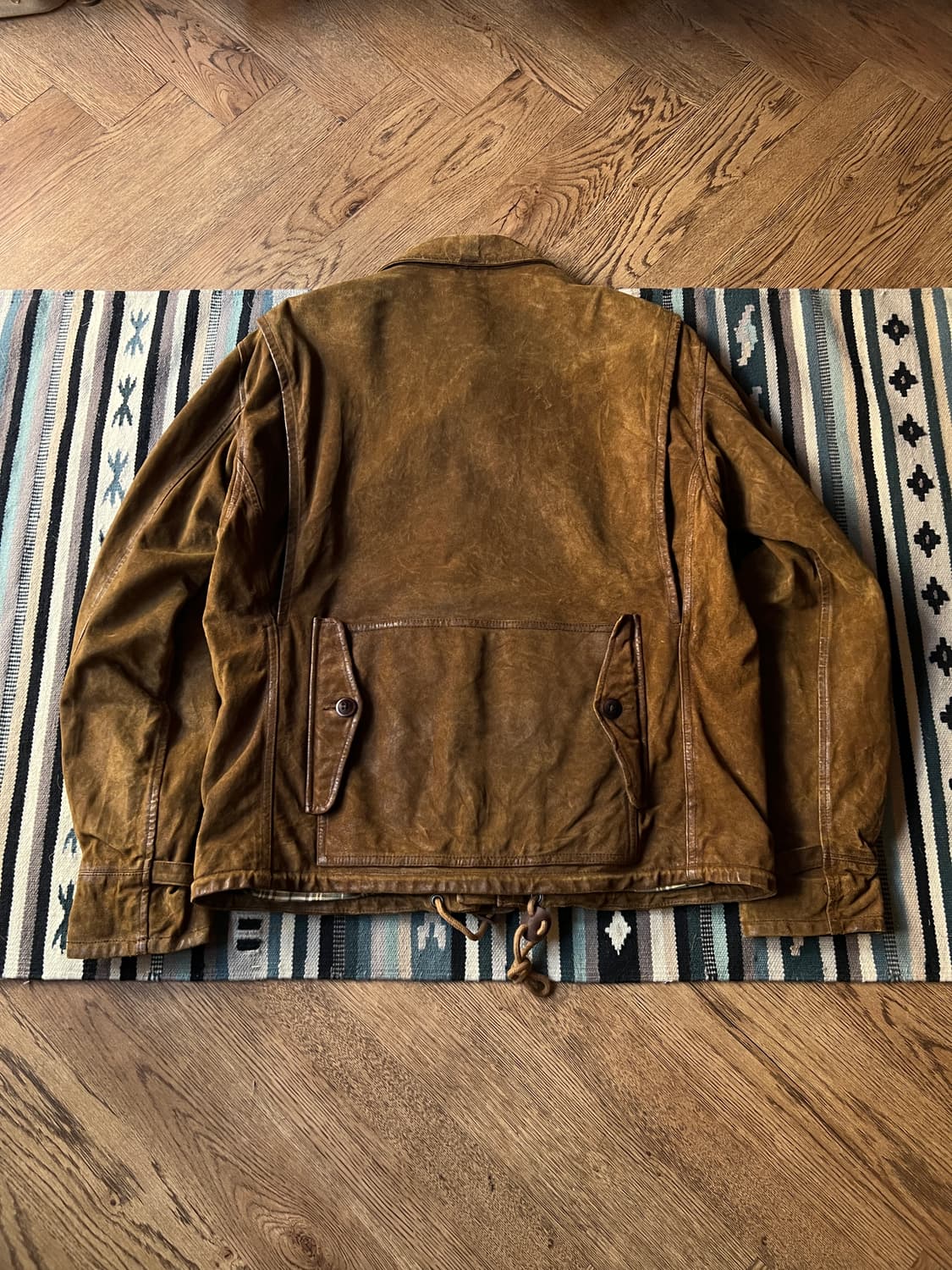 [L]폴로 랄프로렌 오일 페이드 스웨이드 헌팅 자켓 상품이미지9