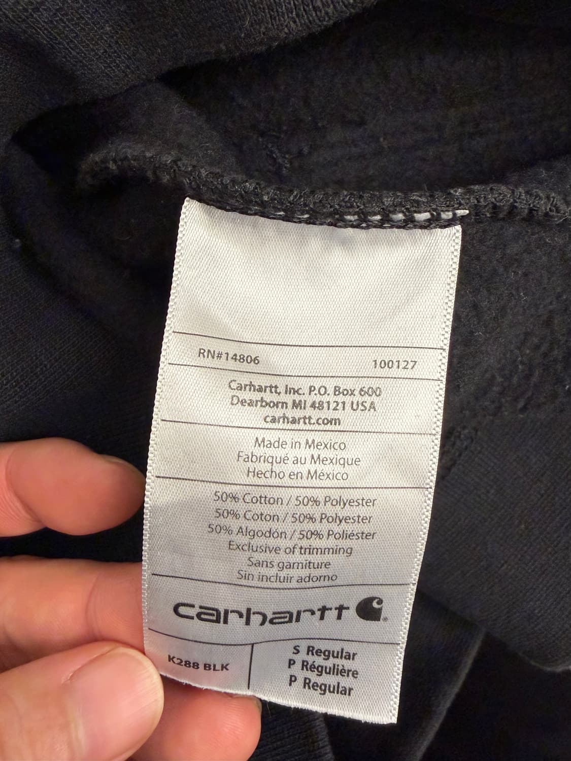 [S] 칼하트 팔 로고 후드티 상품이미지6