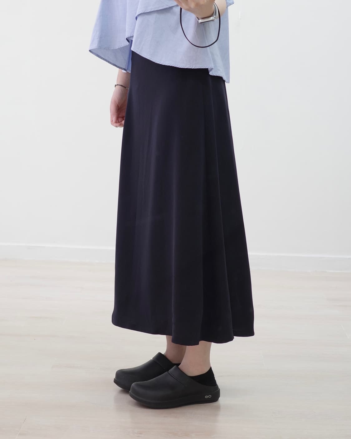 하나에 모리 Hanae mori black ling skirt 상품이미지2