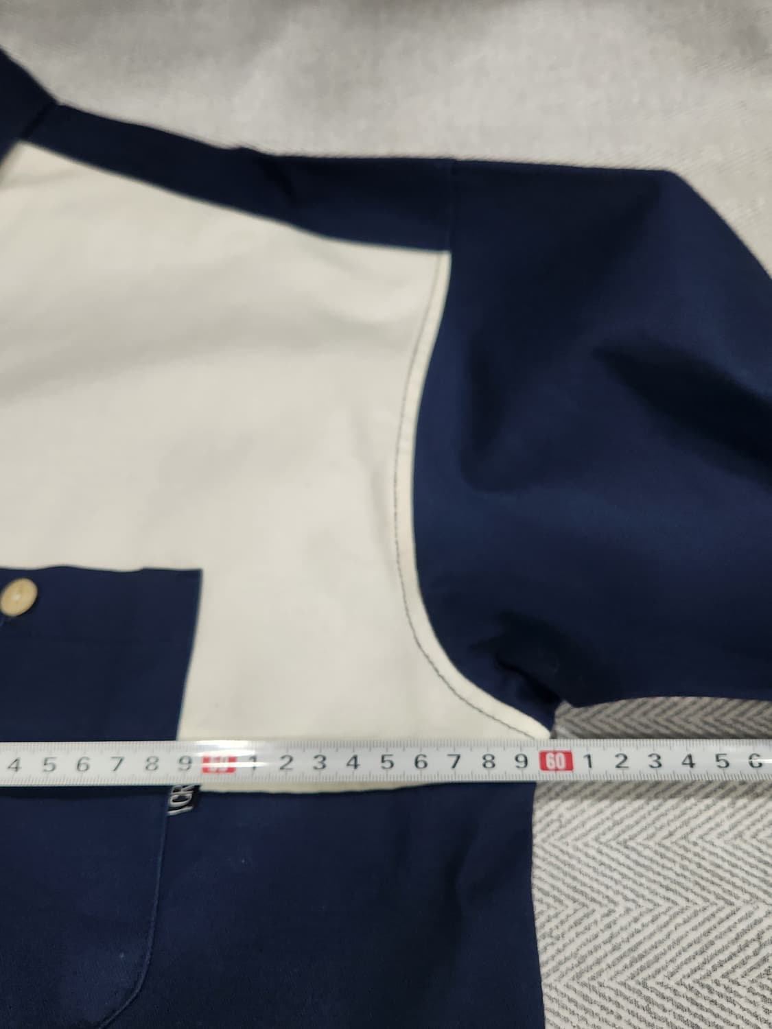 [L] 크리틱 Critic 배색 오버핏 셔츠 남성 L사이즈 상품이미지6