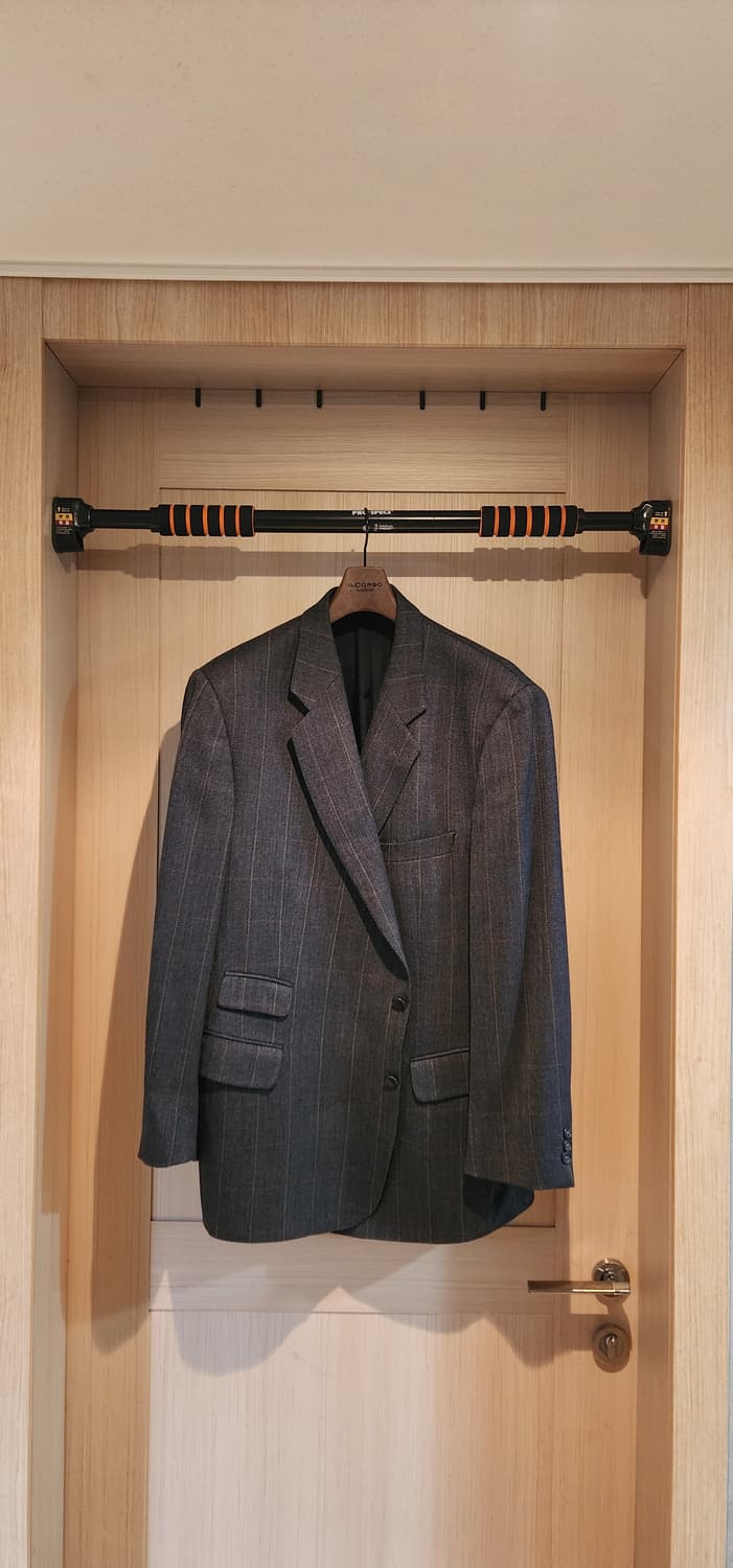 버버리 진그레이 헤링본 모직자켓 3XL(하자) 상품이미지1