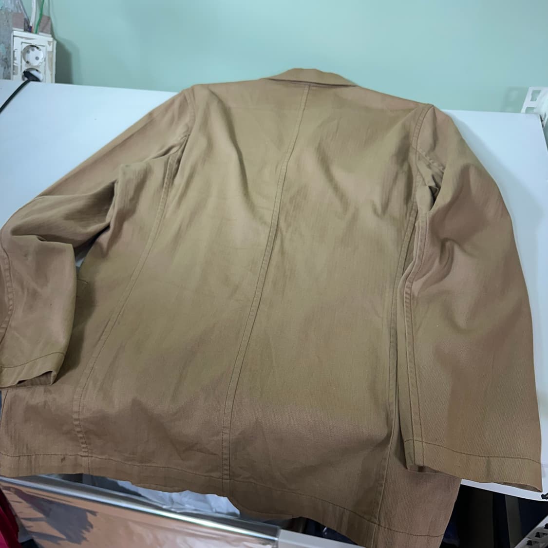 3 M 타케오키쿠치 일본판 베이지 코튼 클래식 블레이져 상품이미지7