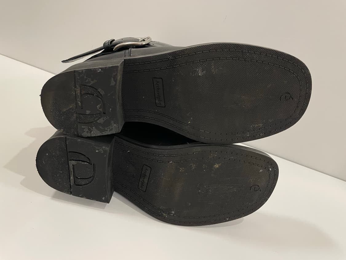 아카이브앱크 x 다샤 버클부츠 245-250 블랙 판매 상품이미지6