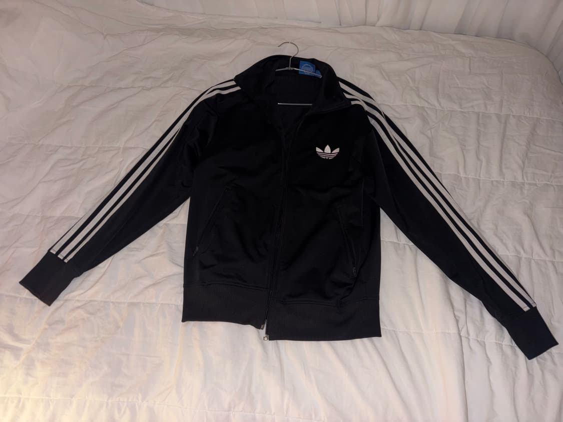 아디다스 빅로고 파이어버드 트랙탑 져지 블랙 상품이미지1