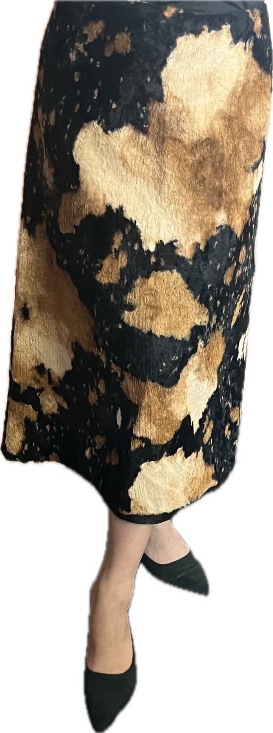 빈티지 소무늬 치마 S-M 상품이미지3