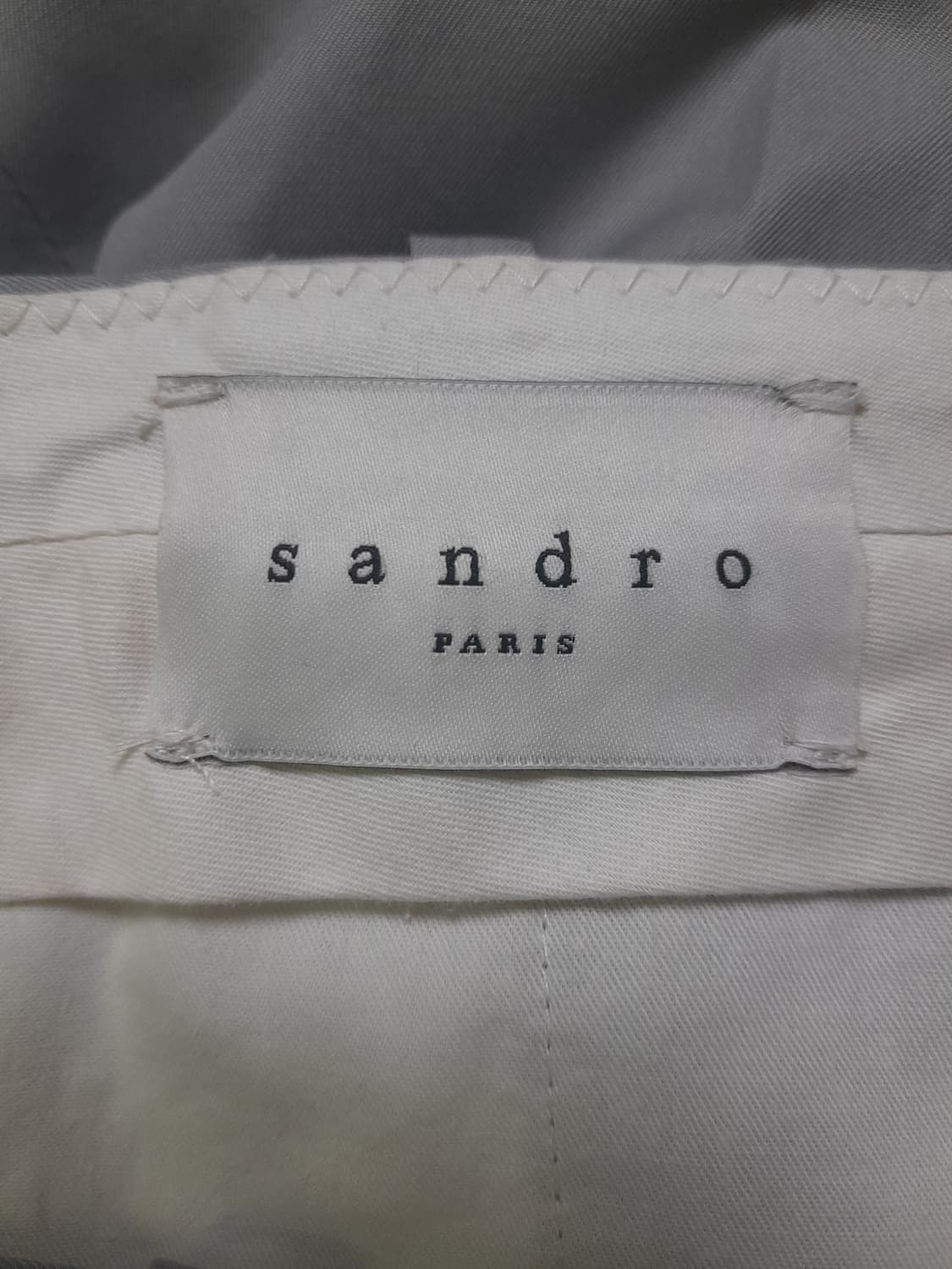 산드로 그레이 코튼팬츠 38 상품이미지8