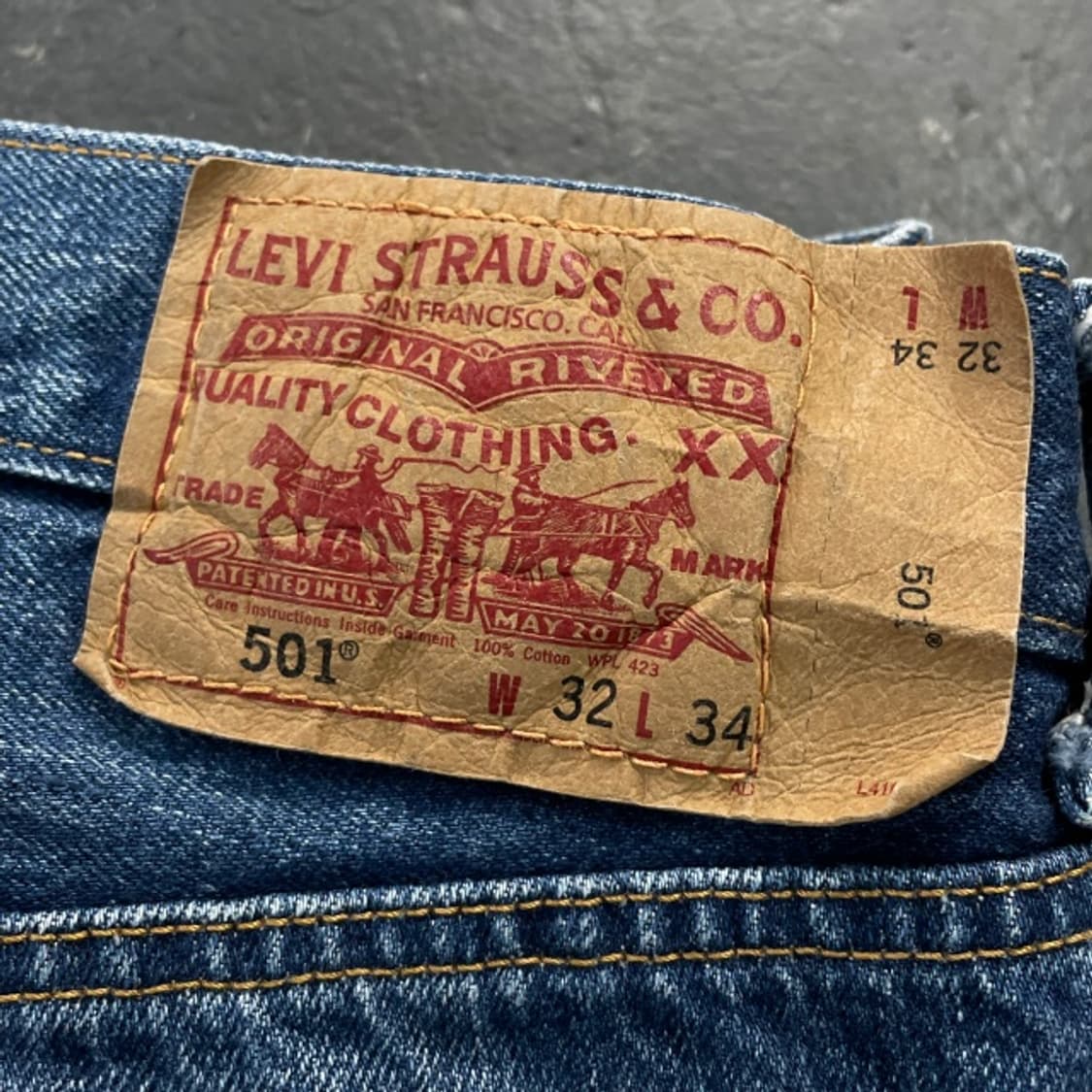 32 리바이스 501 청바지 상품이미지5