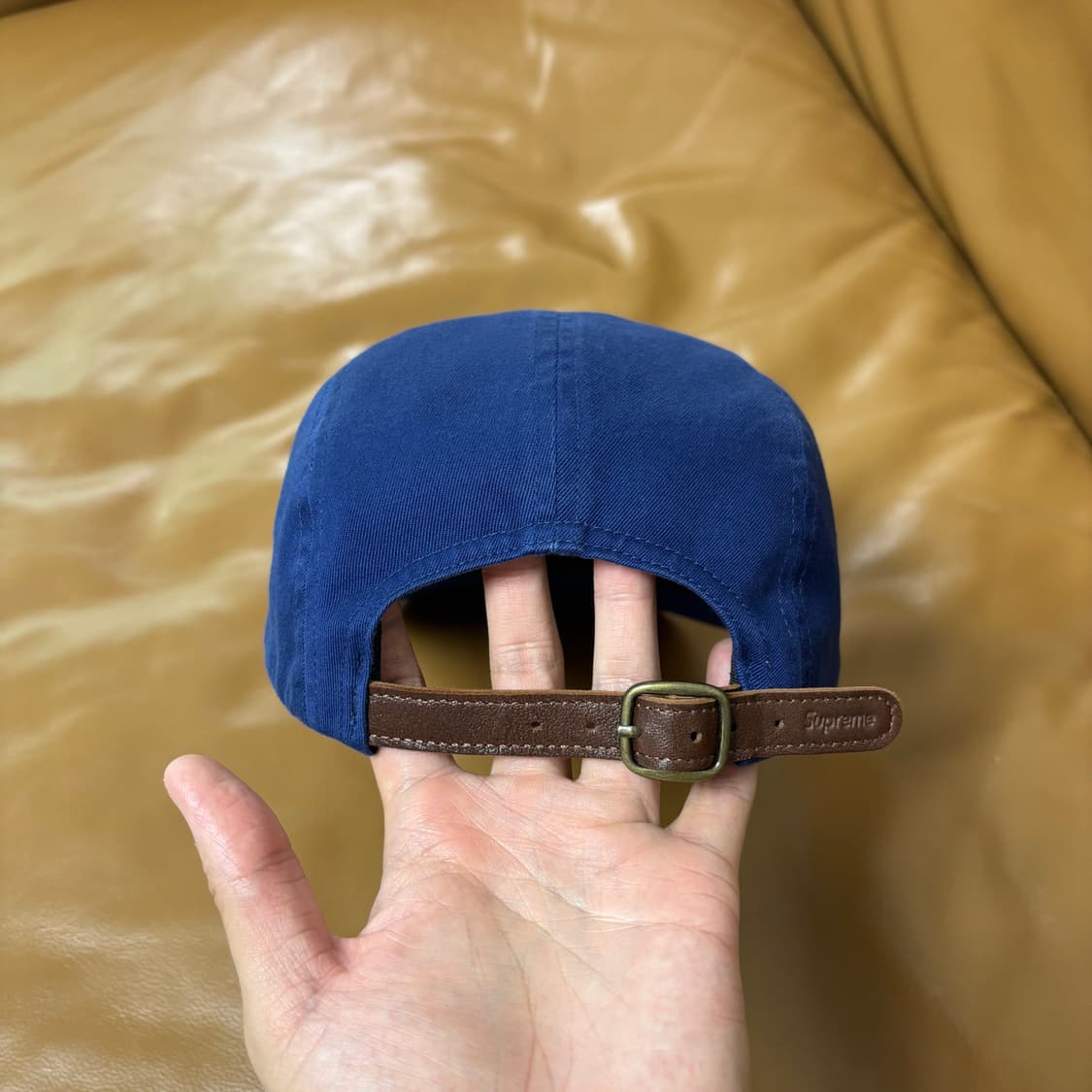 Supreme 슈프림 24fw 워시드 네이비 캠프캡 모자 (Navy) 상품이미지8