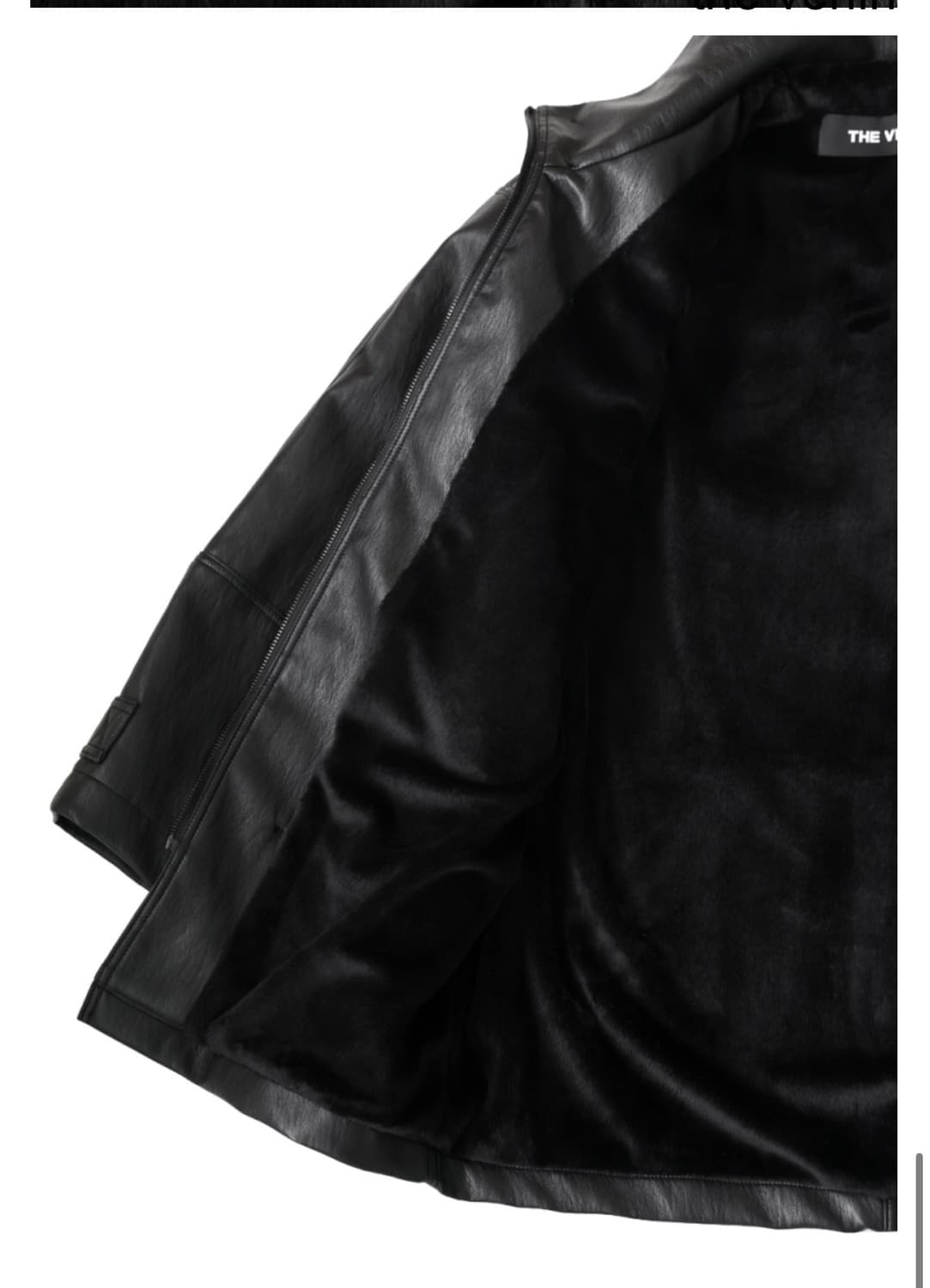 더베를린 레더 퍼 하프 코트 상품이미지4