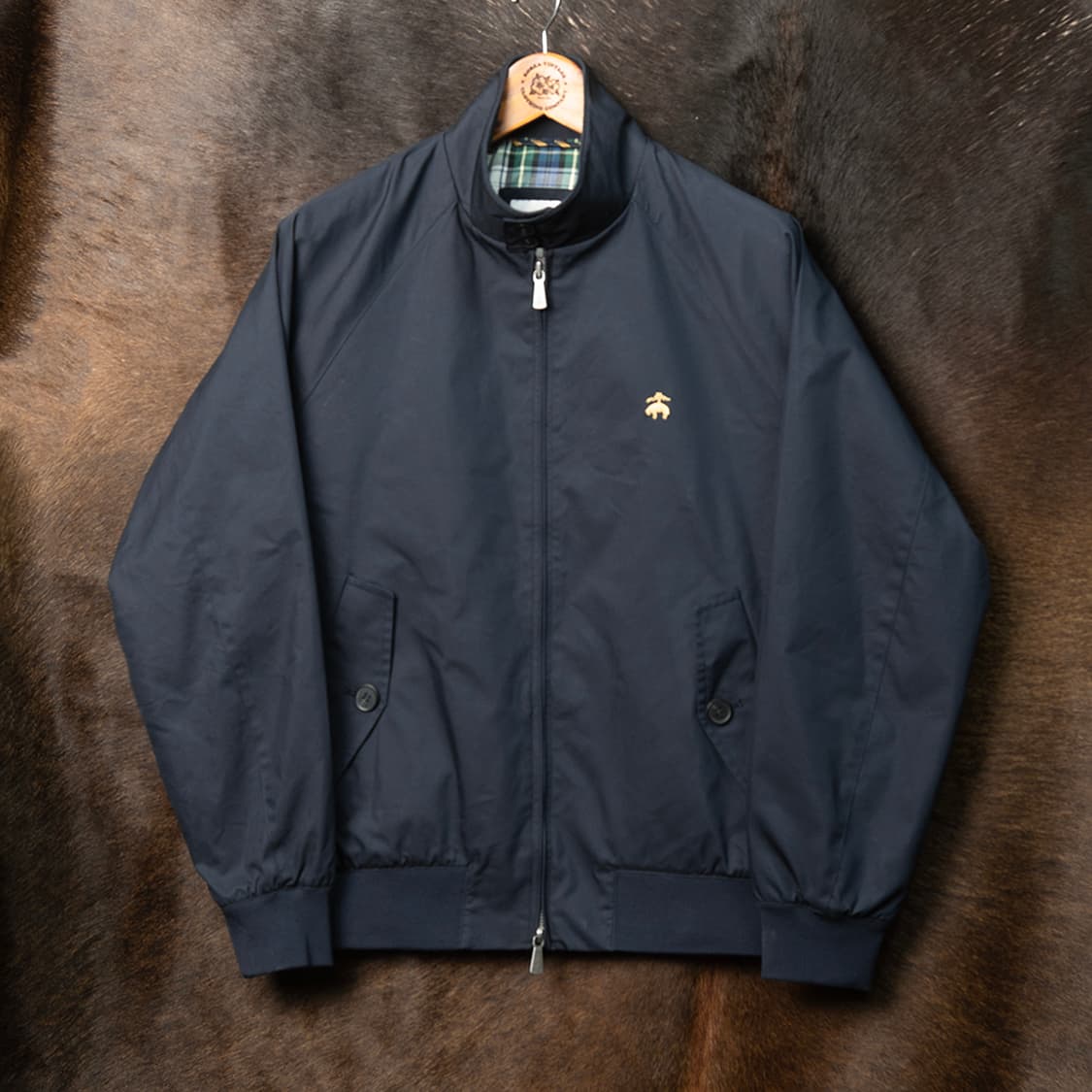 [S] 브룩스브라더스 G9 해링턴 자켓 네이비 MO-2569  상품이미지1