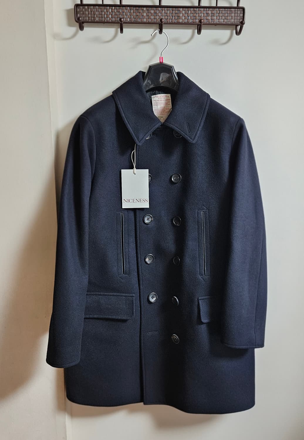 [L, 새상품] 25AW 나이스네스 피코트  MCLAGAN 팝니다. 상품이미지8