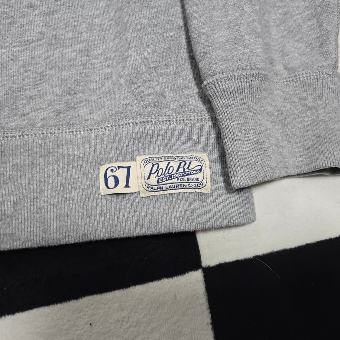 M 폴로랄프로렌 아치 스펠아웃 스웻셔츠 그레이 상품이미지4