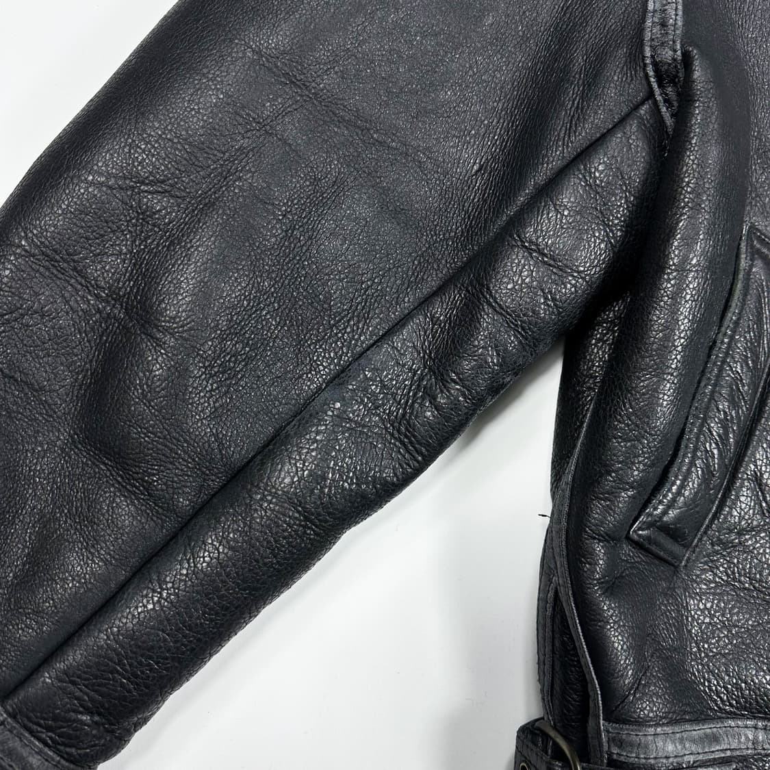 미군 US B-3 리얼레더 블랙 무스탕 (XXL) 상품이미지8