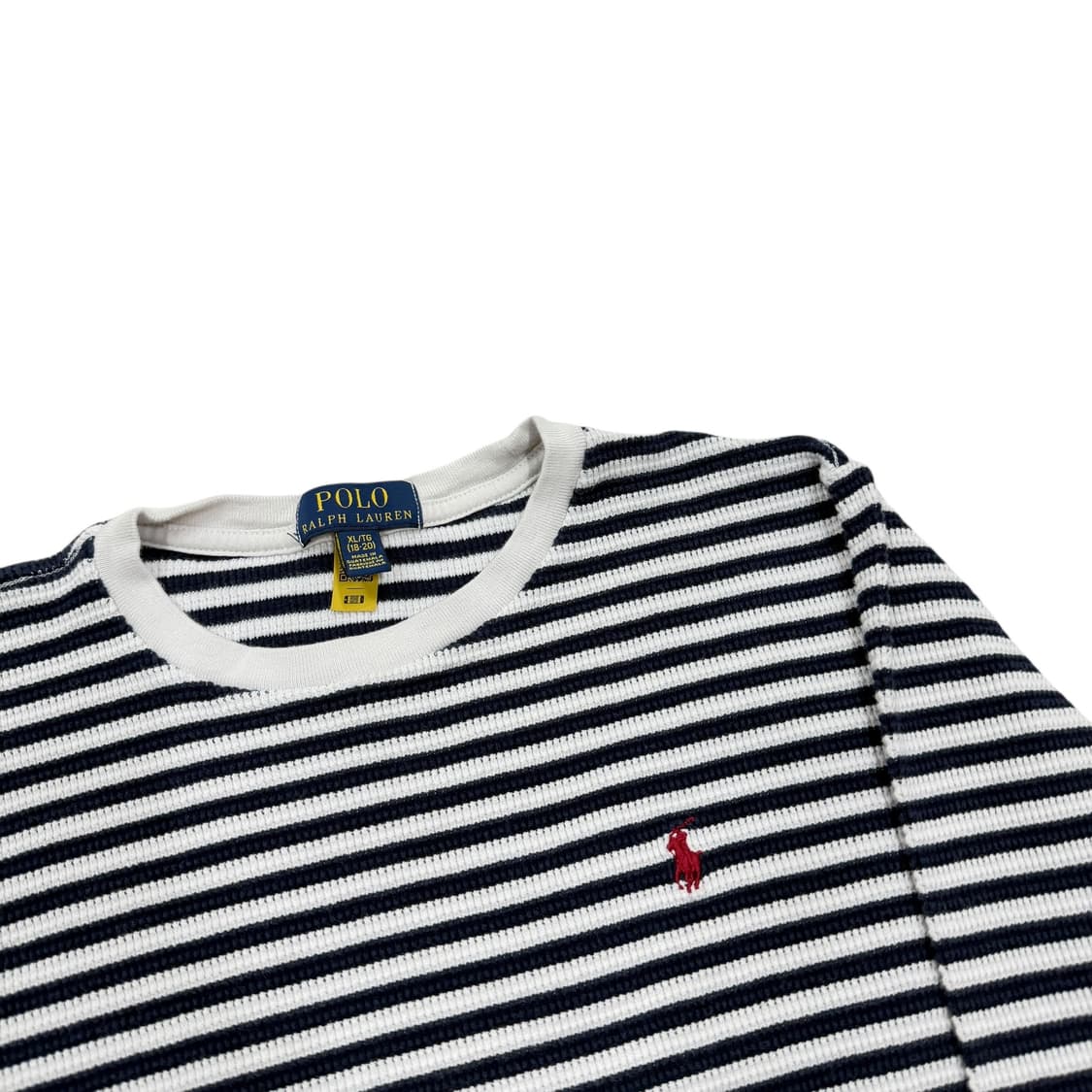 폴로 랄프로렌 와플 스트라이프 긴팔 티셔츠 상품이미지2