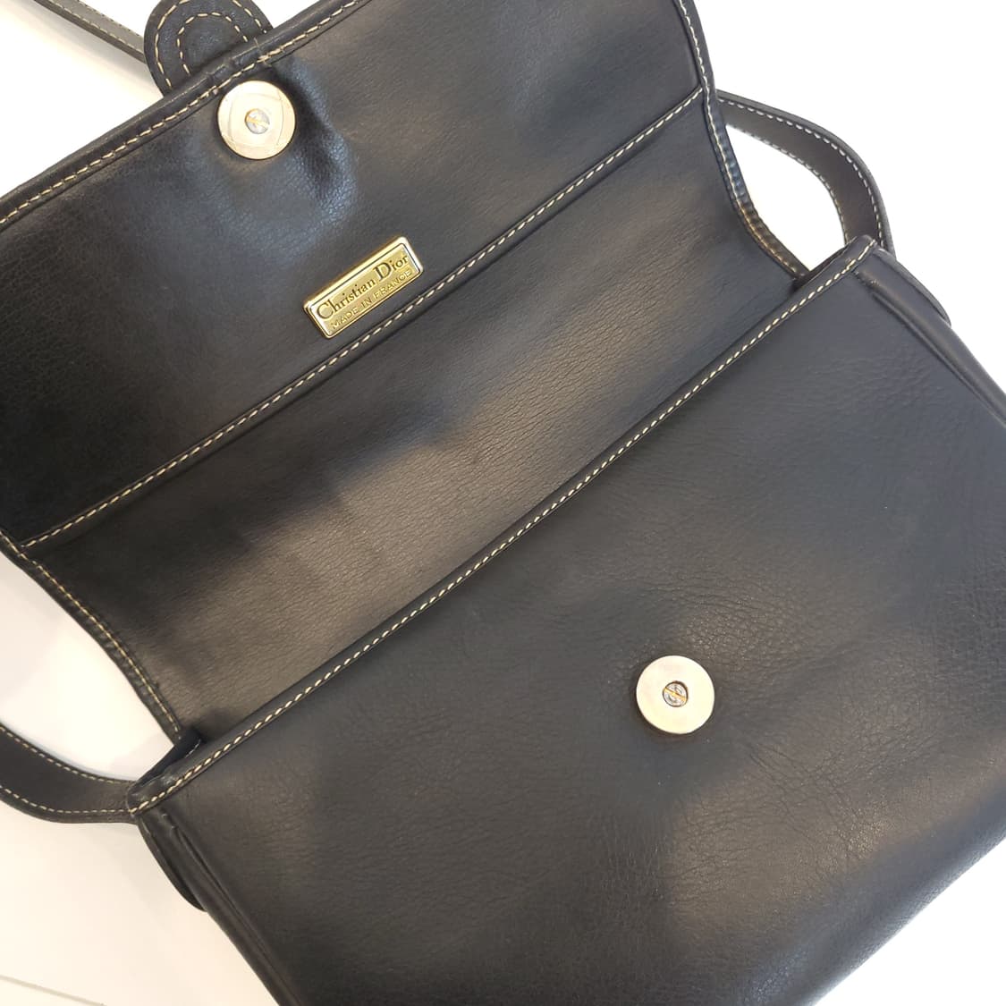 디올 CD로고 레더 숄더백 상품이미지7