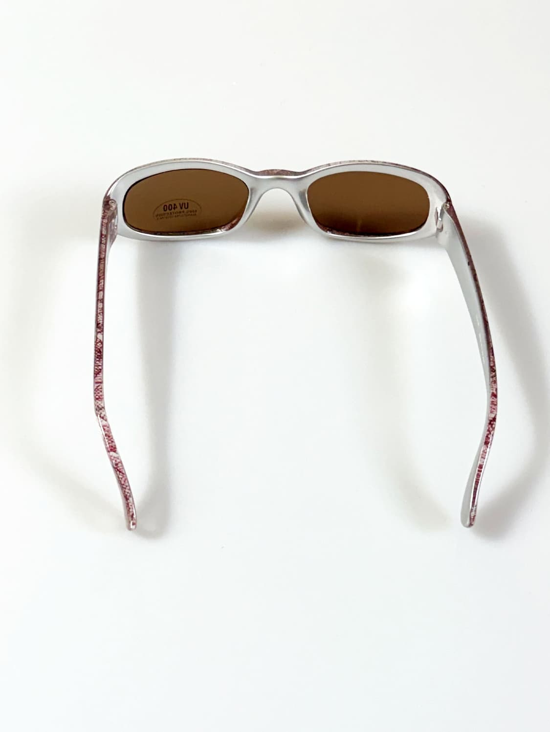 90s UVIR 뱀피 패턴 볼드 오벌 프레임 빈티지 선글라스 상품이미지5