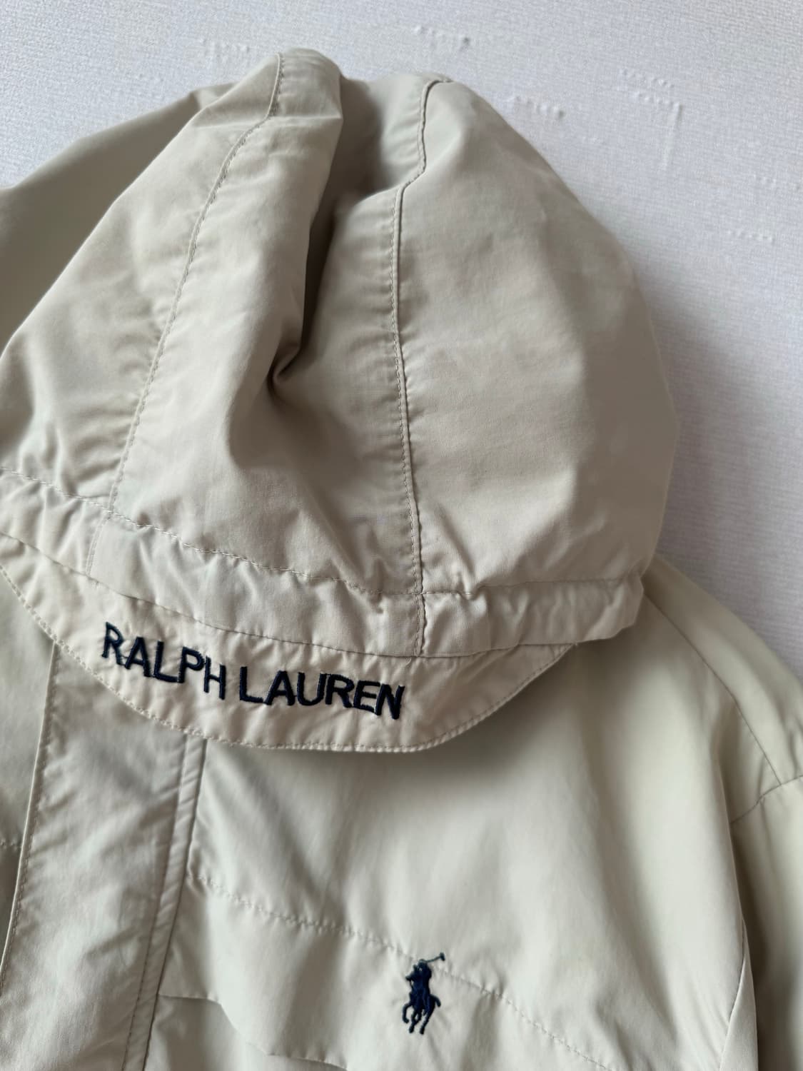 폴로랄프로렌 남성 성조기 와펜 바람막이 베이지 L 105-110 상품이미지4