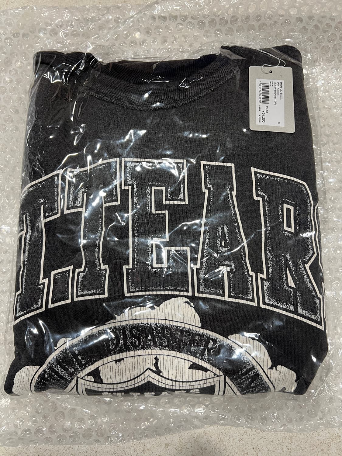 생마 세인트 미카엘 x 데님 티어스 스웻셔츠 XL 상품이미지1