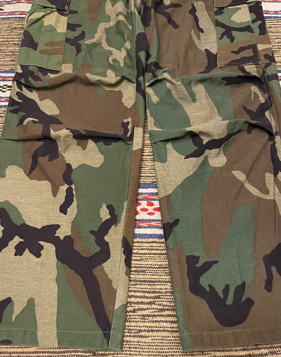 (M/R)80s US army 밀리터리 카모 우드랜드 카고팬츠 상품이미지5