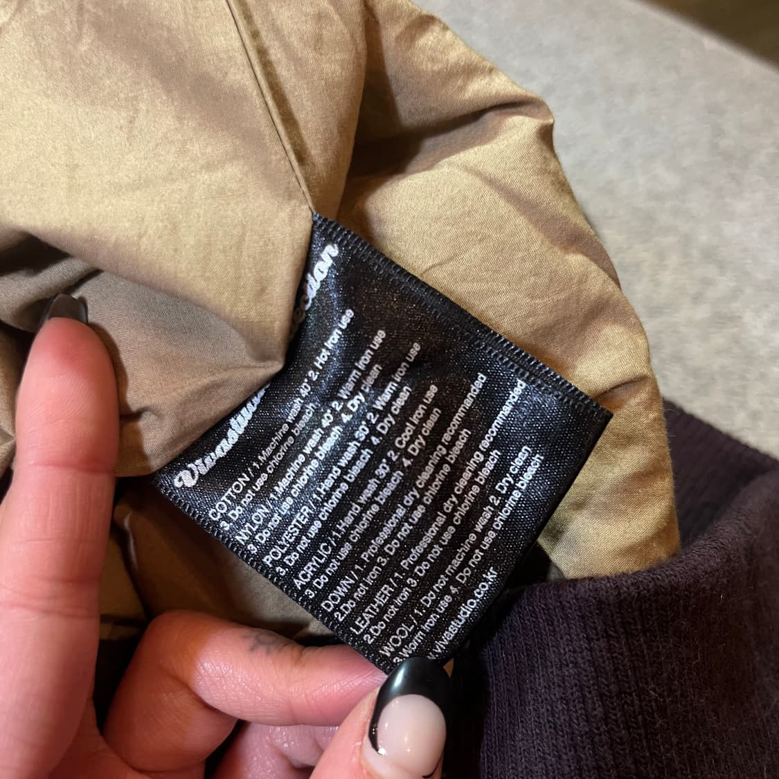 비바스튜디오 소가죽 봄버자켓 상품이미지5