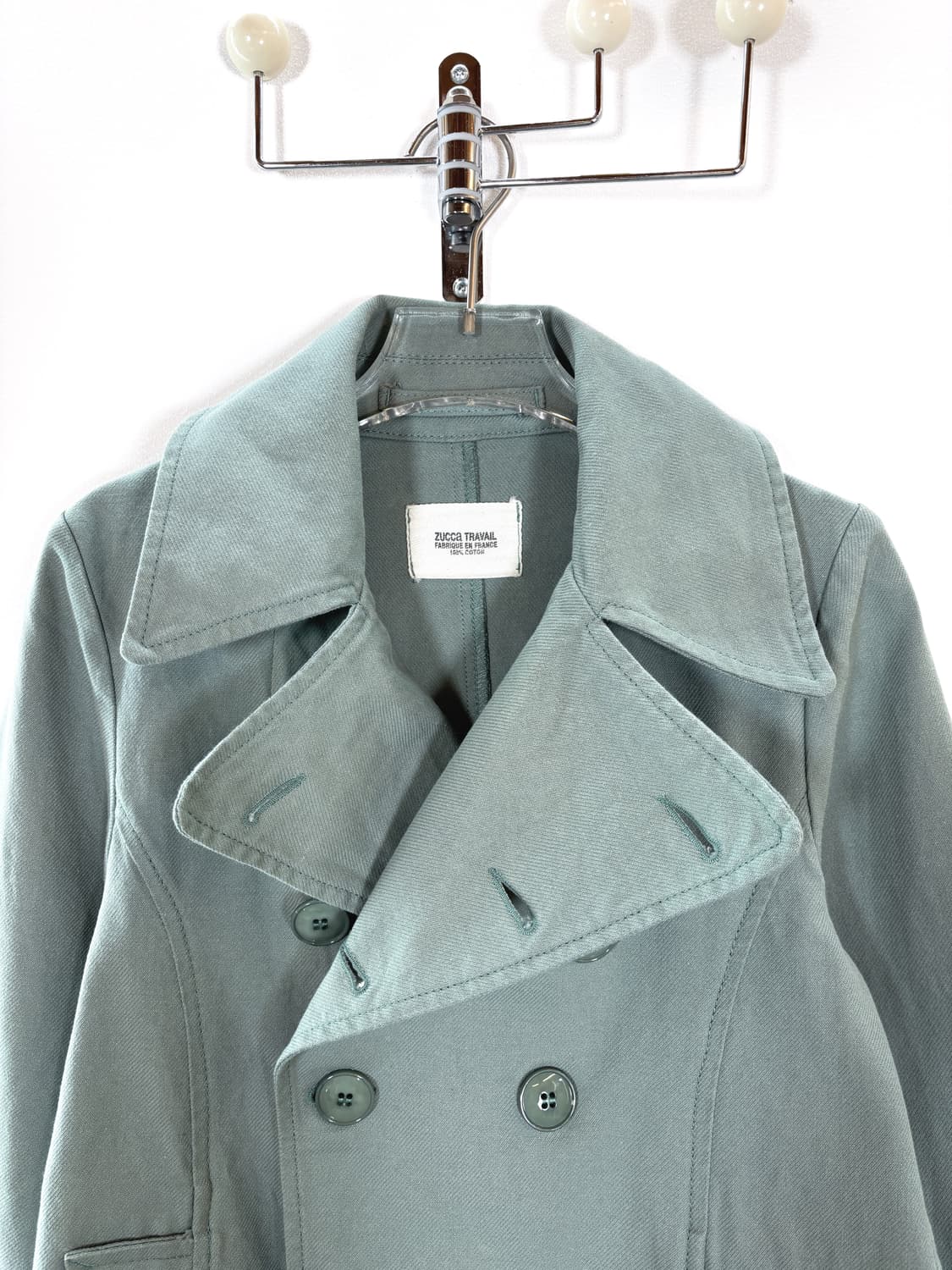 주카 코튼 더블 프렌치 자켓 상품이미지5