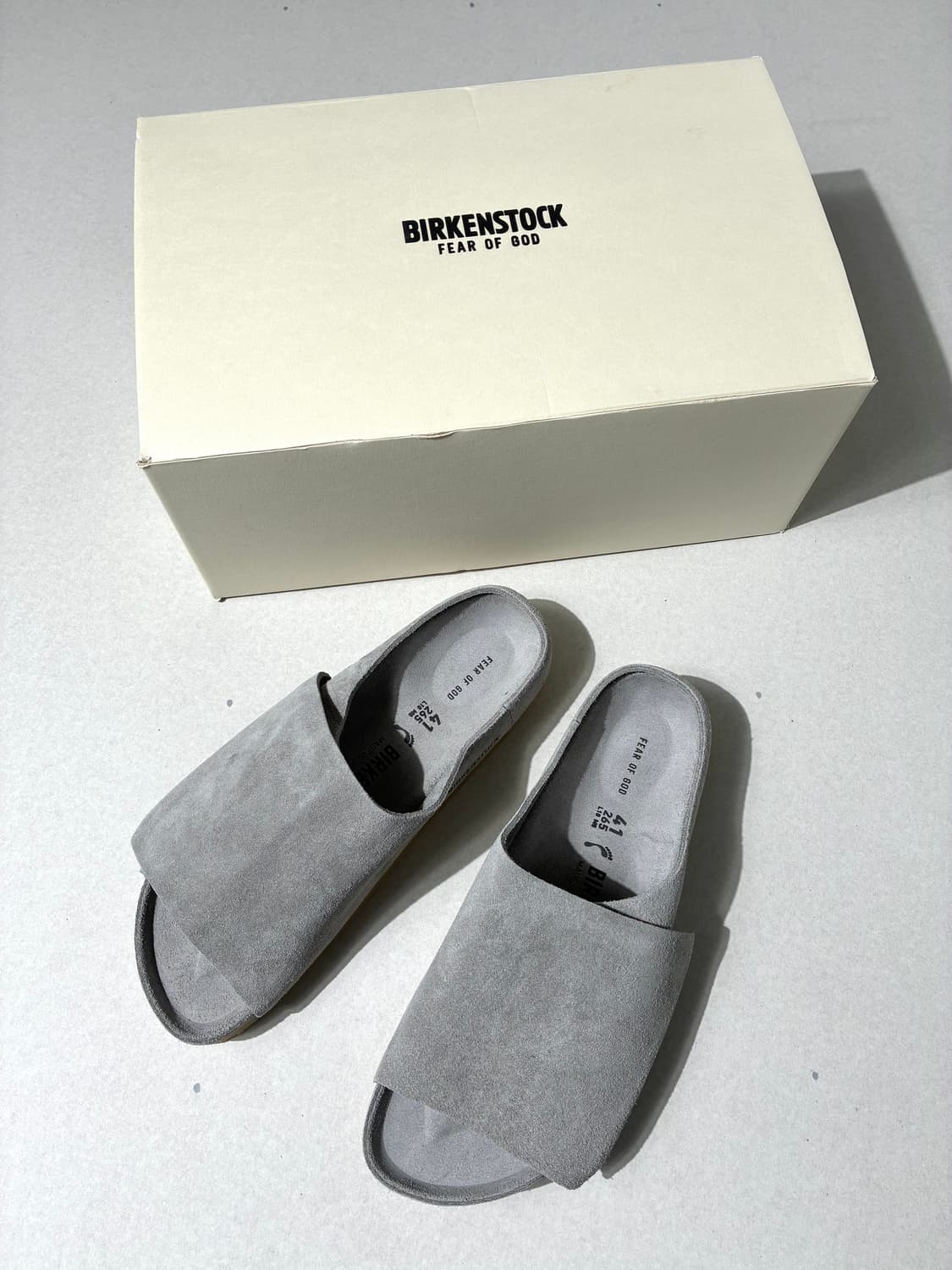 피어오브갓 X 버켄스탁 로스 펠리즈 시멘트 41사이즈 상품이미지1