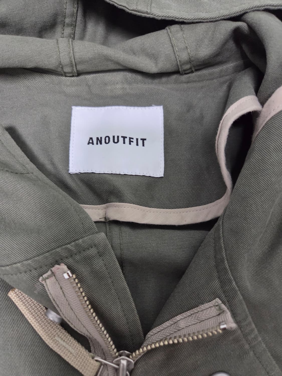 앤아웃핏(ANOUTFIT) 후드 야상 코트 상품이미지2