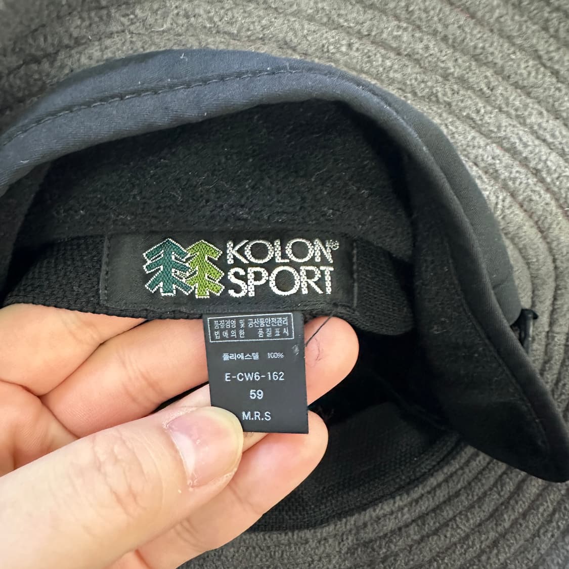 59 코오롱스포츠 사선체크 버킷햇0427D 상품이미지4