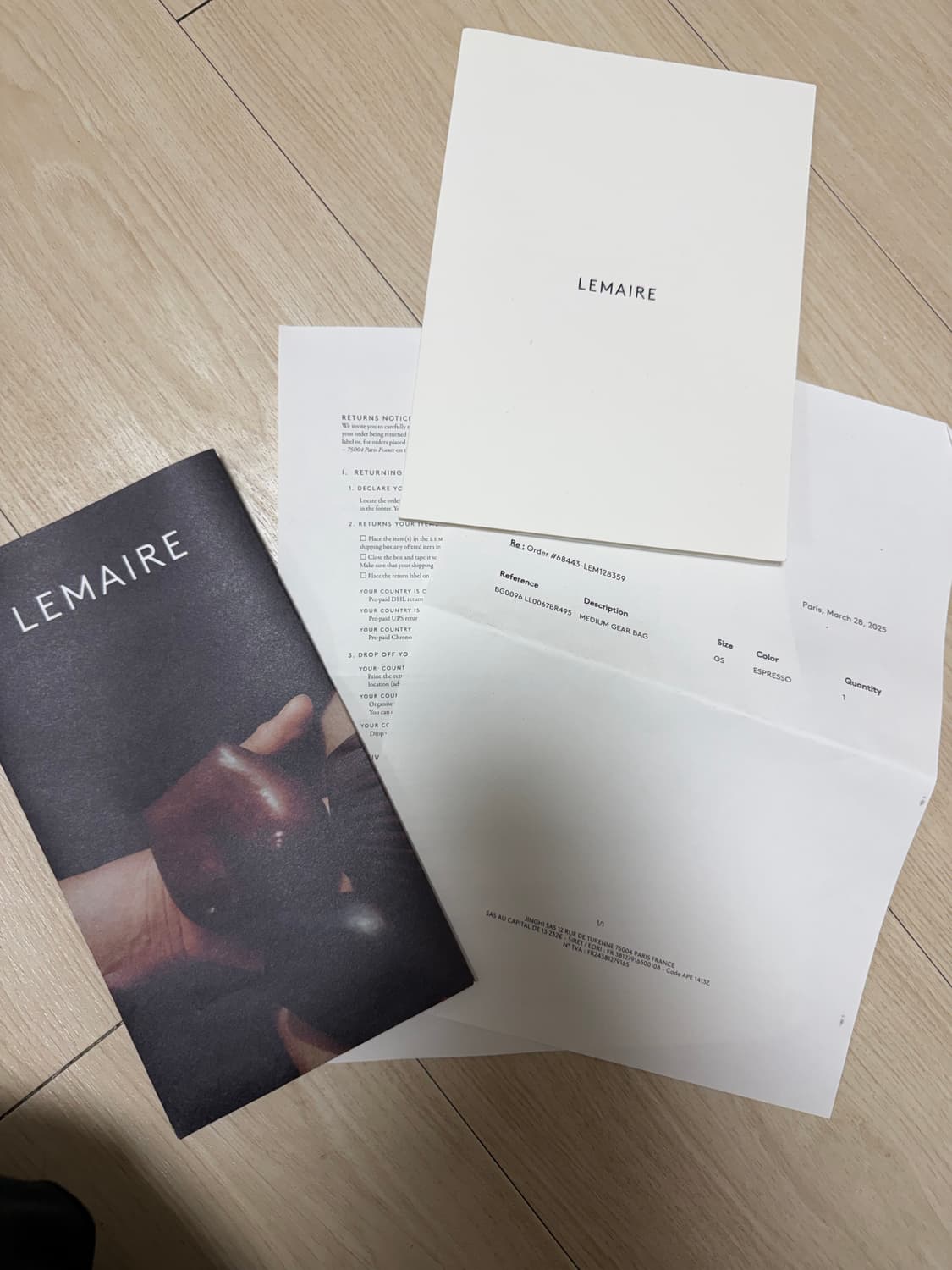 르메르 기어백 미디움 에스프레소 상품이미지6