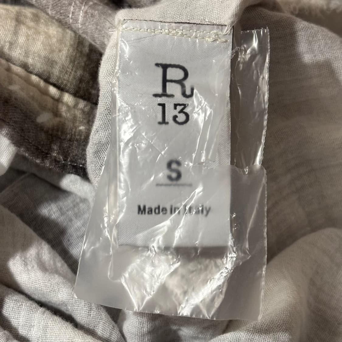 S) R13 알써티 슈레디드 블리치 셔츠 상품이미지6