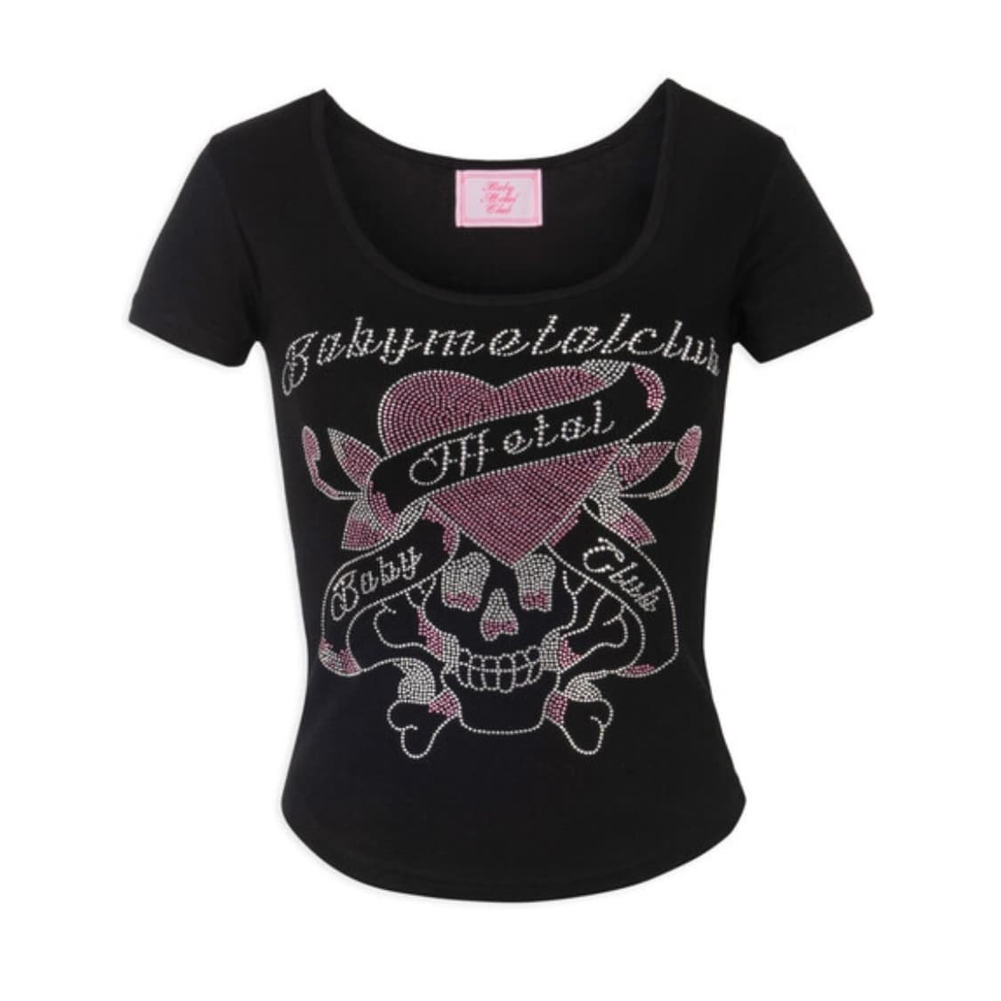 베이비메탈클럽 bmc twinkle skull t 스컬티 블랙 상품이미지1