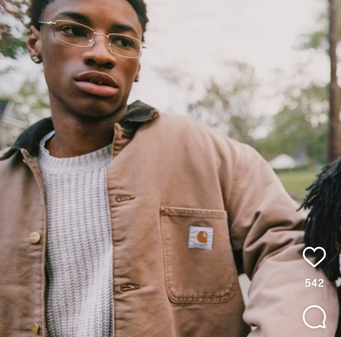 칼하트윕 OG 초어 코트 L Hamilton Brown 상품이미지3